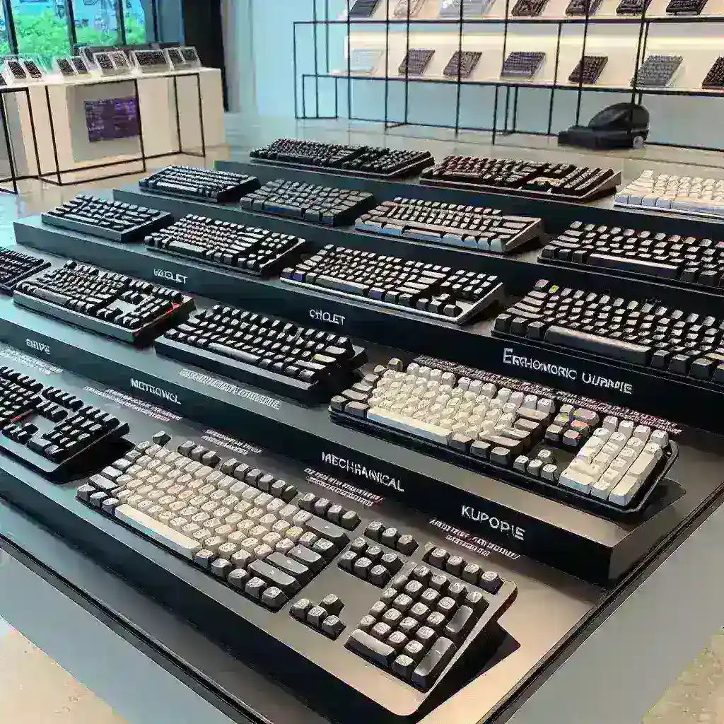 "Teclado mecânico com perfis de teclas diferenciados, destacando sua variedade de designs e características disponíveis no mercado nacional para gamers e profissionais."